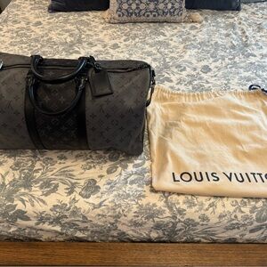 Louis Vuitton Gray Monogram Duffel Bag KEEPALL
